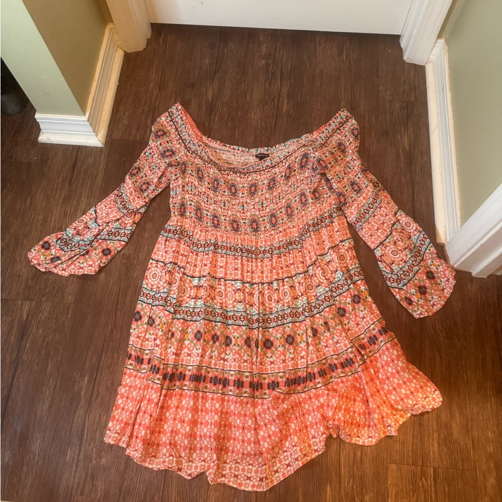 Torrid Multicolor Smocked Dress